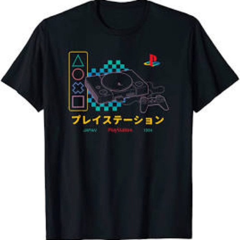 PlayStation neon t shirt